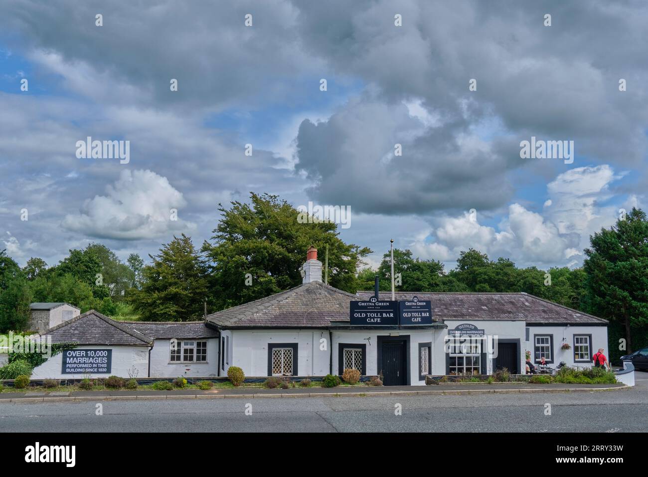 Das Old toll Bar Cafe in Gretna Green, Dumfries und Galloway, Schottland Stockfoto