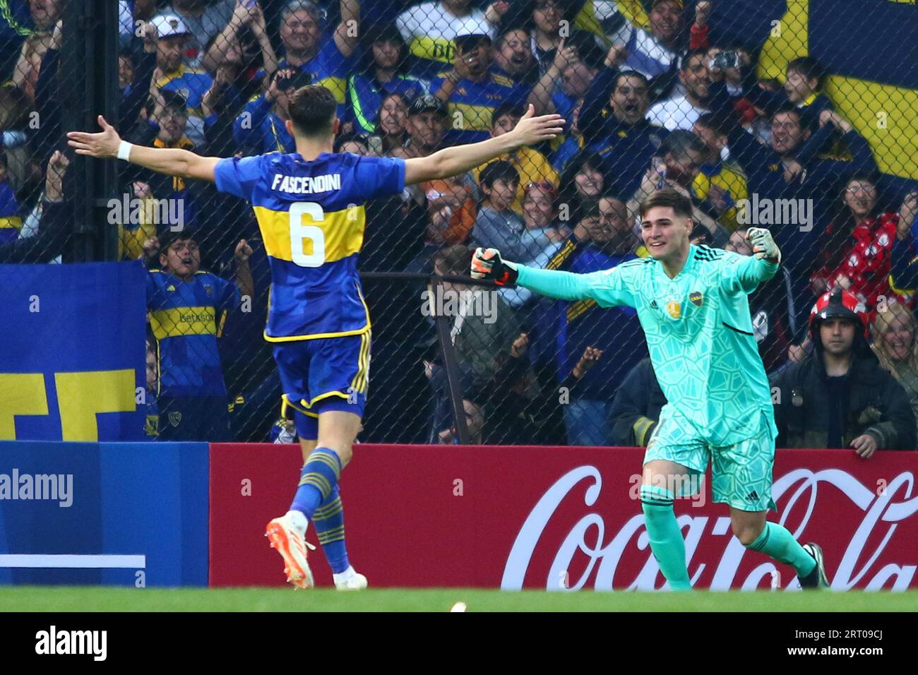 Buenos Aires, Argentinien. September 2023. Sebastián Díaz Robles von Boca Juniors während der Elfmeterschießen des Endspiels des U20 Intercontinental Cup im La Bombonera Stadium ( Credit: Néstor J. Beremblum/Alamy Live News) Stockfoto