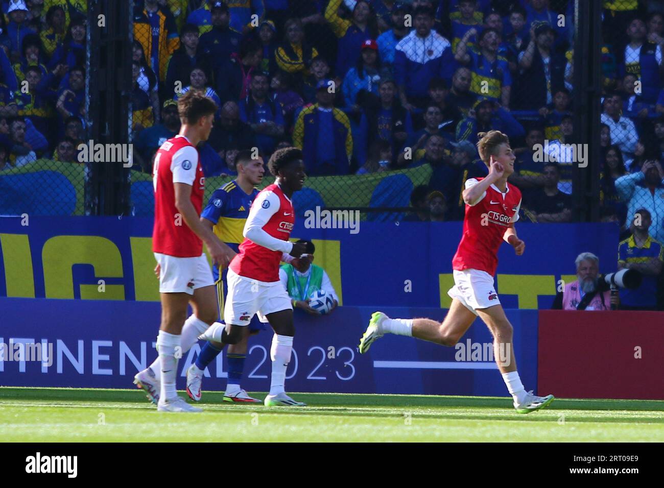 Buenos Aires, Argentinien. September 2023. Dave Kwakman von Az Alkmaar während des Endspiels des U20 Intercontinental Cup im La Bombonera Stadium ( Credit: Néstor J. Beremblum/Alamy Live News) Stockfoto