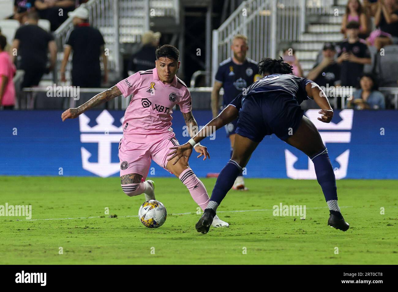 Florida, USA, 9. September 2023, Inter Miami CF gegen Sporting Kansas City City, MLS, Ergebnis: Inter Miami 3 Sporting KC 2. Quelle: CHRIS ARJOON/Alamy Live News Stockfoto
