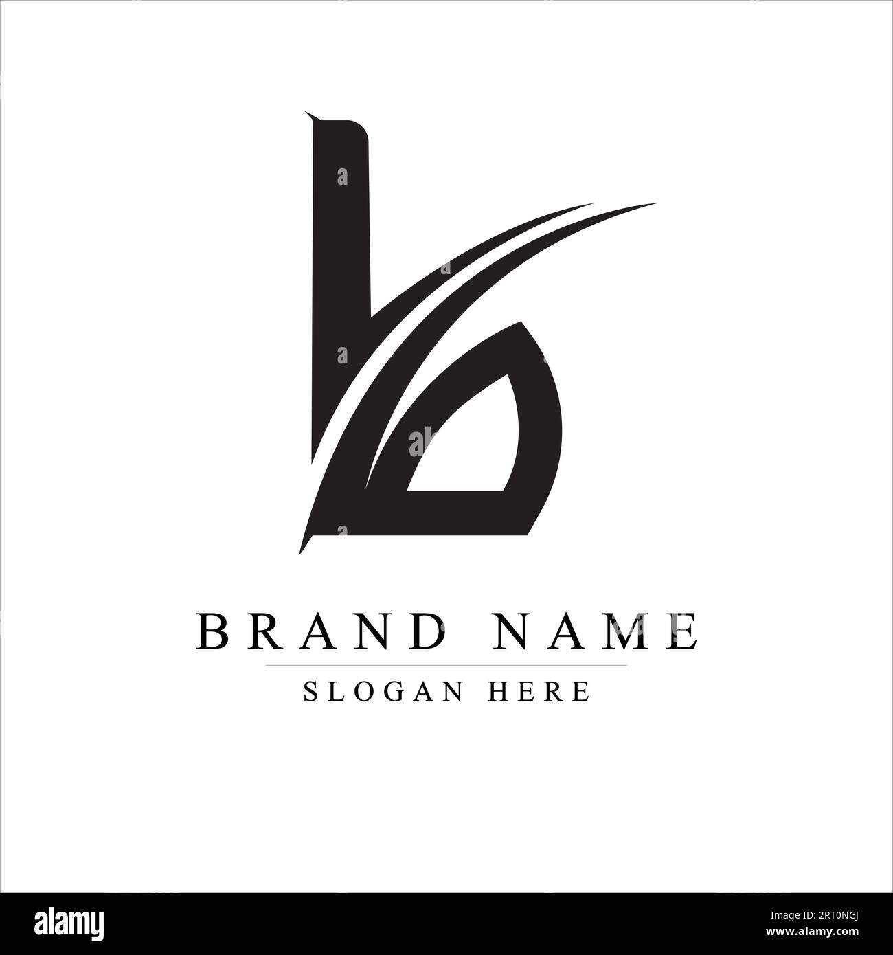 Anfangsbuchstabe Ein Logo und Flügelsymbol. Wings Design-Element, Anfangsbuchstabe A Logo-Symbol, Initial Logo-Vorlage, Logo-Design-Buchstabe B . Elegant und modern Stock Vektor