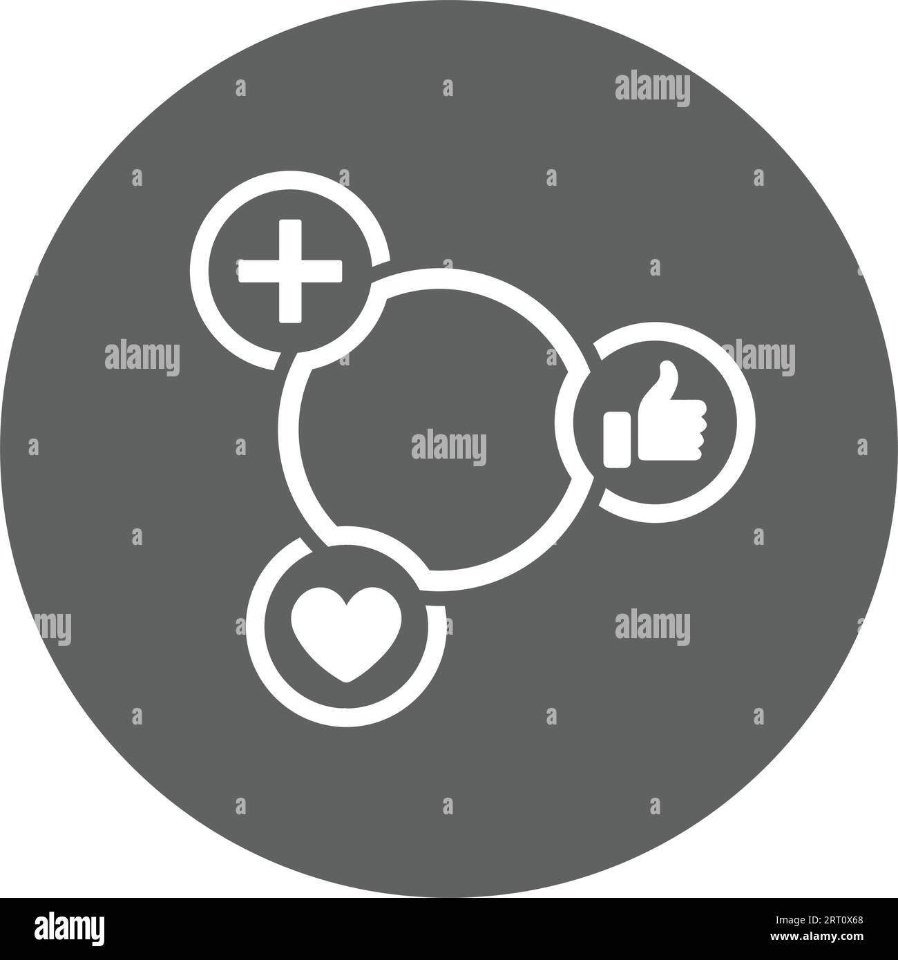 Symbol für soziales Engagement. Vollständig bearbeitbare Vektor-EPS für gedruckte Materialien und Infografiken, Web oder beliebige Konstruktionsprojekte. Stock Vektor