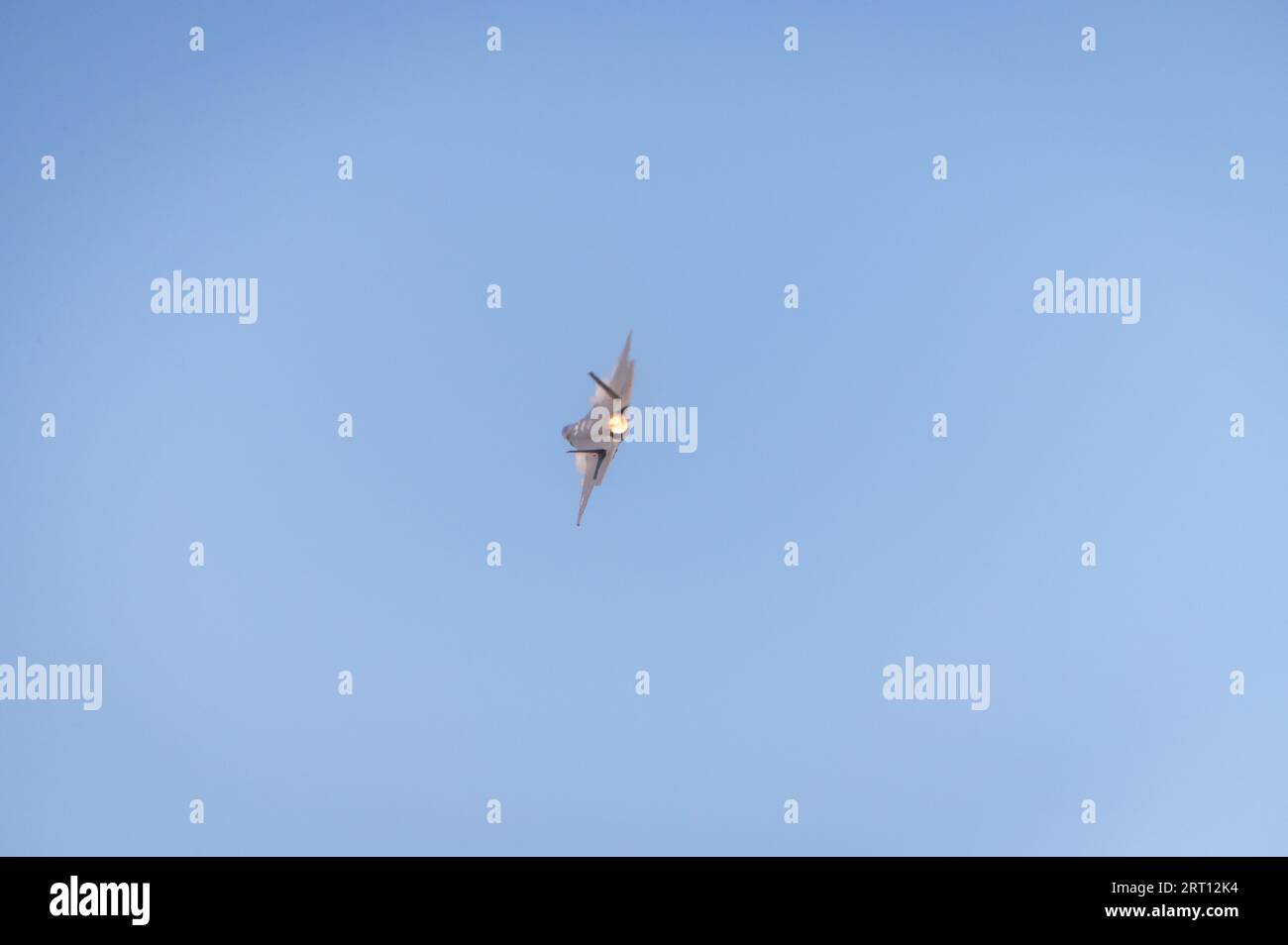 F-35 Kampfjet mit Nachbrenner Stockfoto