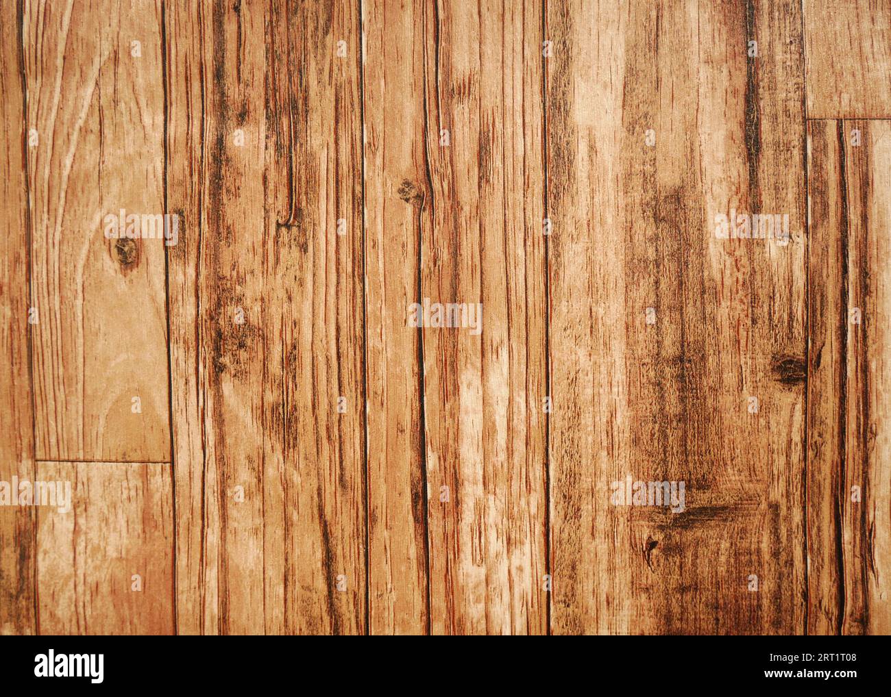 Brauner Holztexturhintergrund. Die Holzvertäfelung hat ein wunderschönes dunkles Muster, die Textur von Hartholzböden. Stockfoto