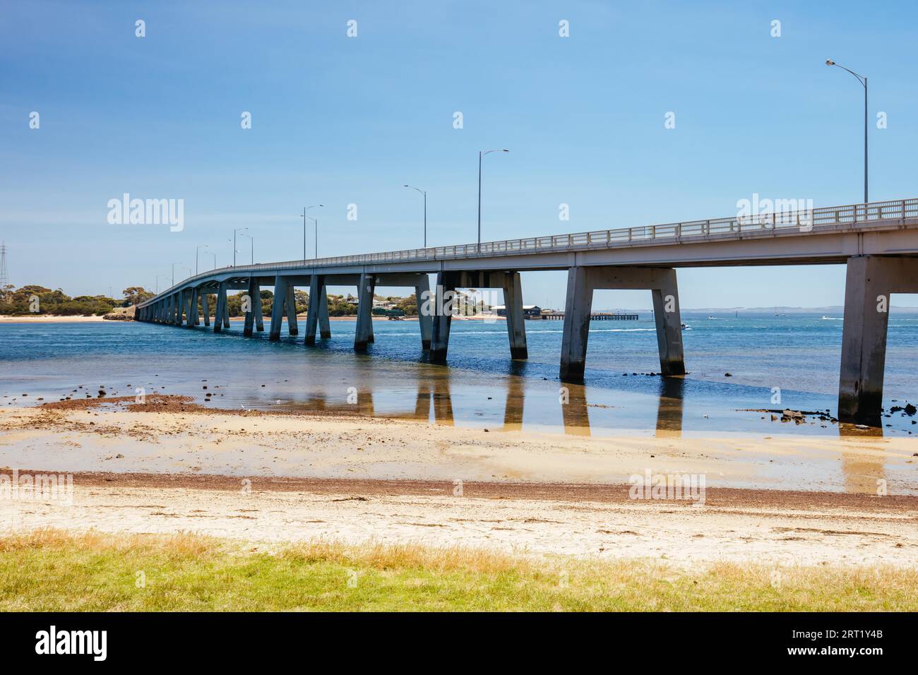 Die Brücke von San Remo nach Philip Island in Victoria, Australien Stockfoto