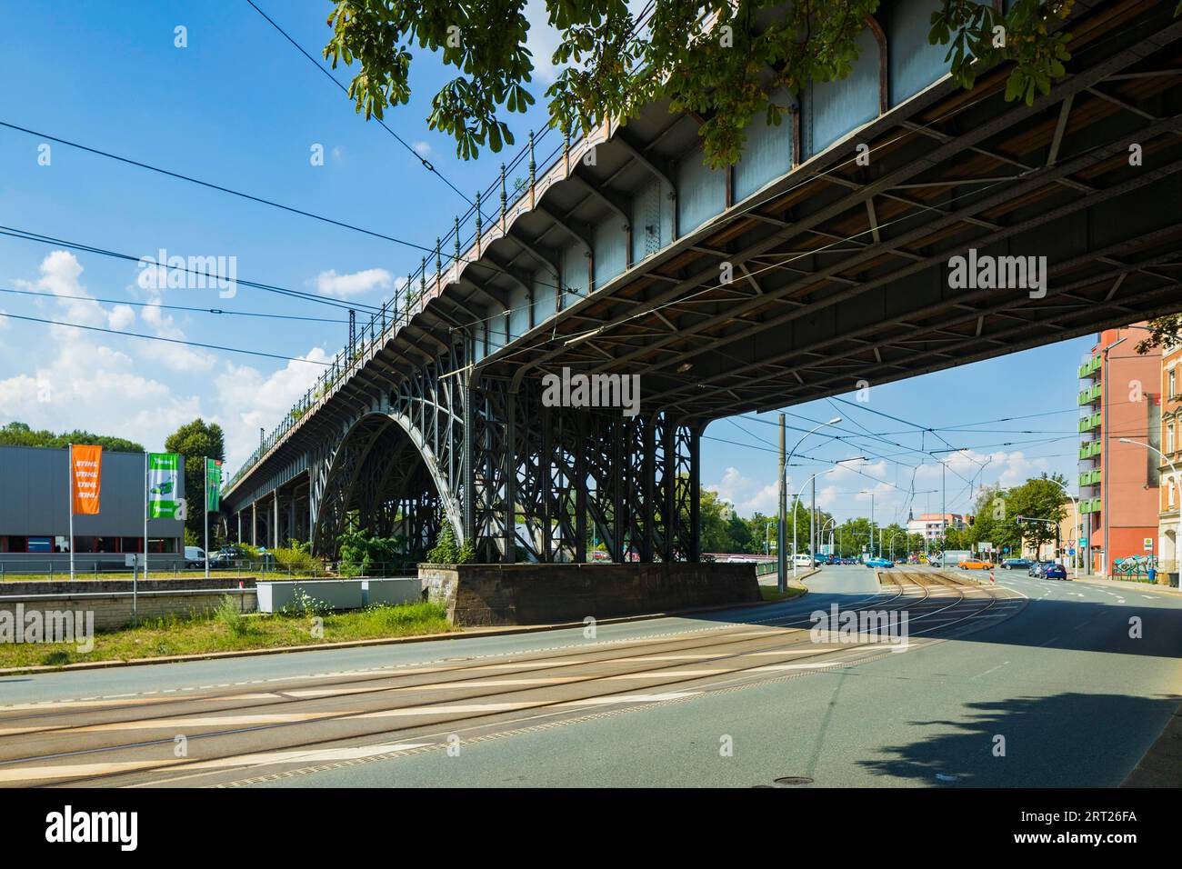 Eisenbahnbogen Stockfoto