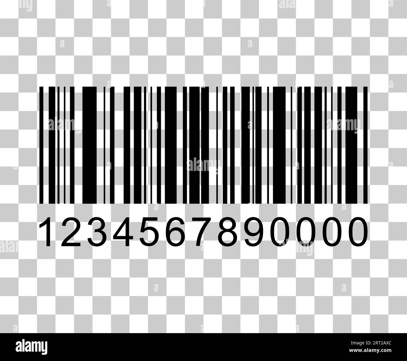 Barcode-Vektorsymbol. Barcode für flaches Web-Design. Isolierte Darstellung. Stock Vektor