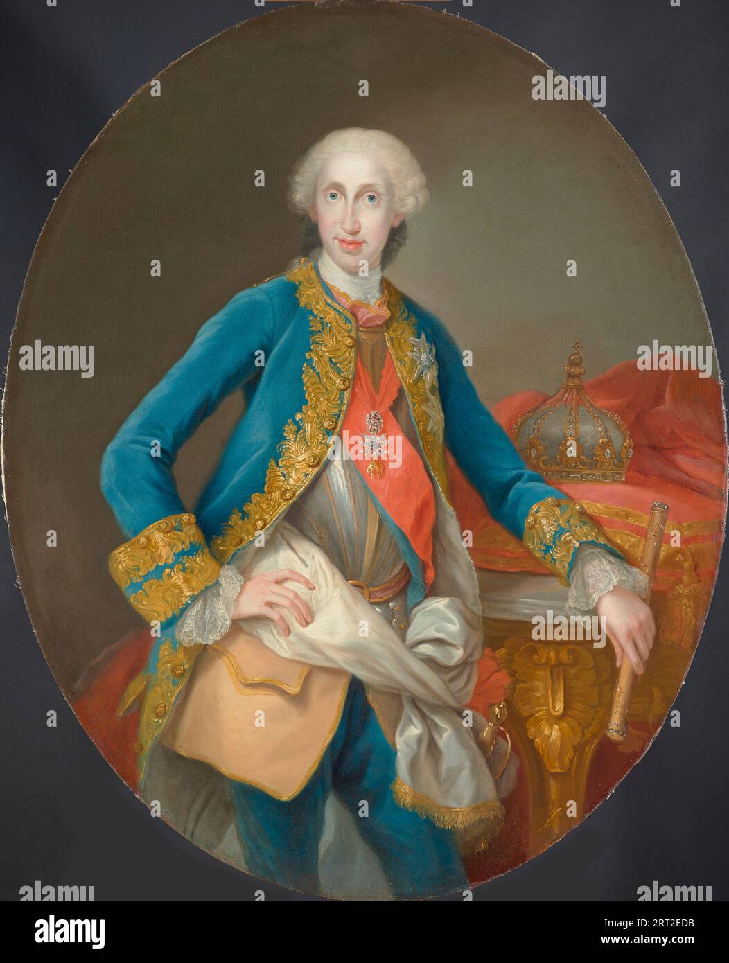 Porträt von König Ferdinand IV. Von Neapel und Sizilien (1751-1825). Gefunden in der Sammlung der königlichen Burg, Warschau. Stockfoto