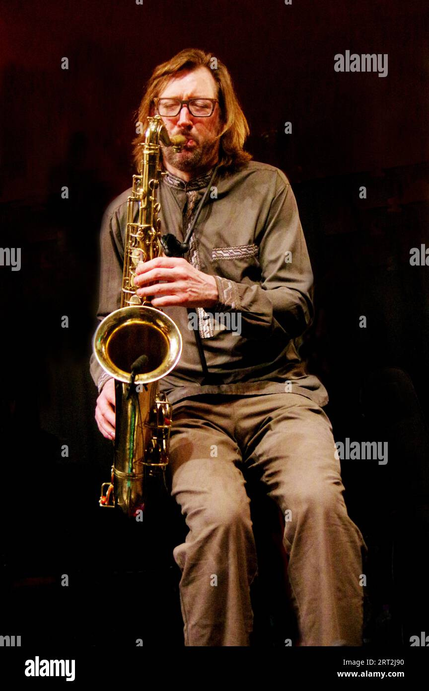 Aaron Liddard, Aaron Liddard Quintett, Urdict Jazz Club, Brighton, East Sussex, 25. März 2023. Stockfoto