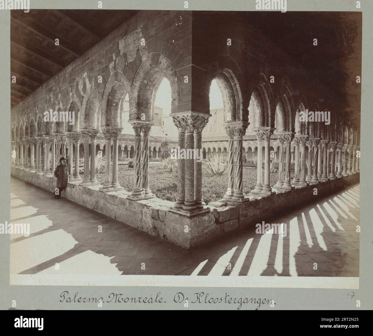 Kathedrale Monreale, normannische Architektur, Palermo, Sizilien. Archivfotografie, 1900, 1900er Jahre, Italien, Vintage Print, Stockfoto