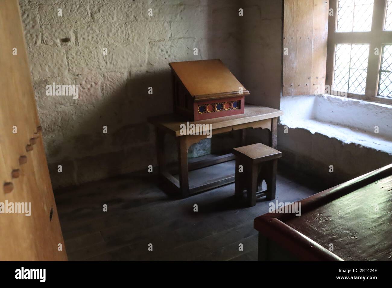 Mount Grace Priory, Haus und Gärten Stockfoto