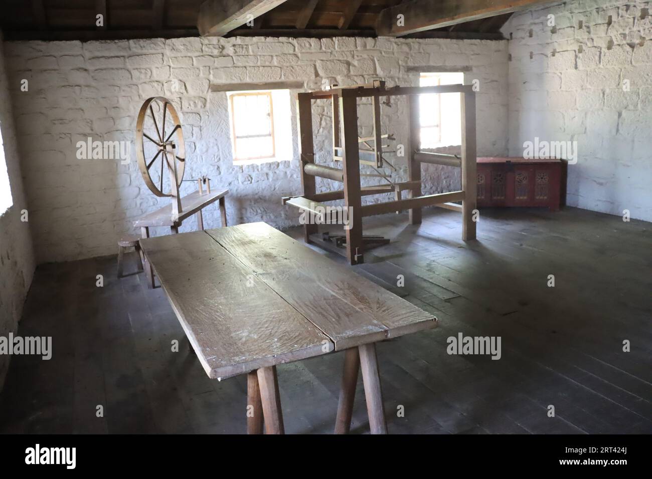 Mount Grace Priory, Haus und Gärten Stockfoto