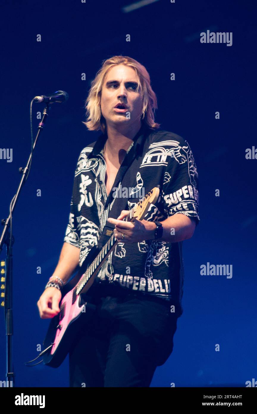 london, Vereinigtes Königreich. September 2023. Busted Play die erste von drei Londoner Shows anlässlich ihres 20. Jahrestages. Cristina Massei/Alamy Live News Stockfoto