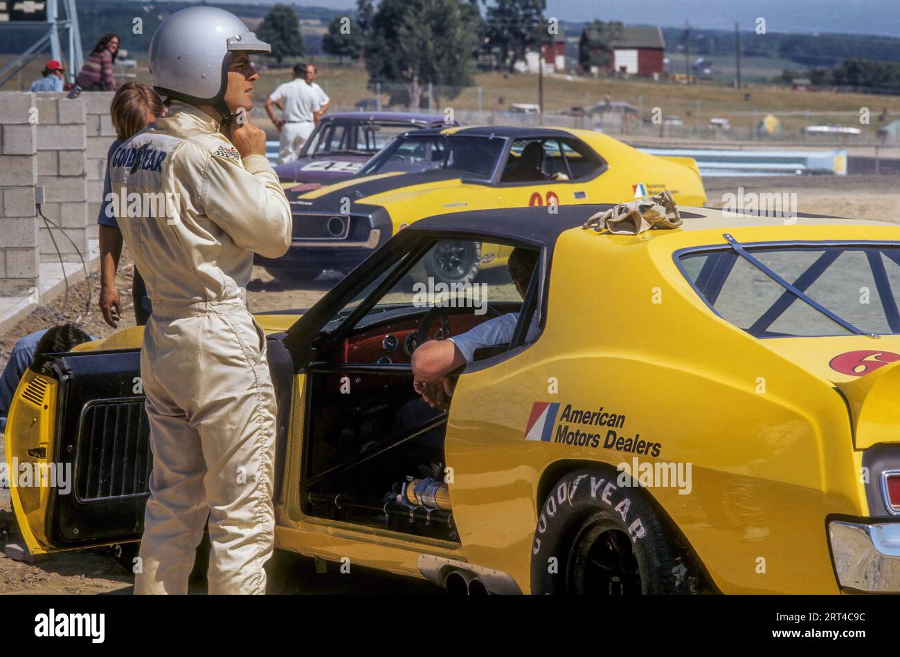 1971 Watkins Glen Trans am, Peter Revson, American Racing Associates AMC Javelin AMX Stockfoto