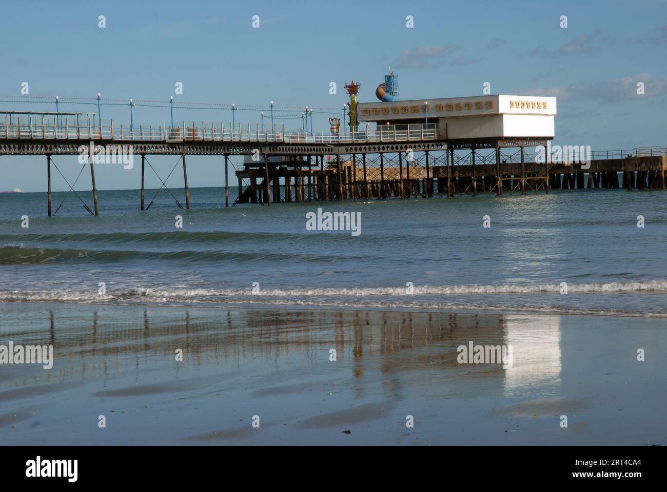 The Culver Pier, Sandown, Isle of Wight, Hampshire, GB. Stockfoto