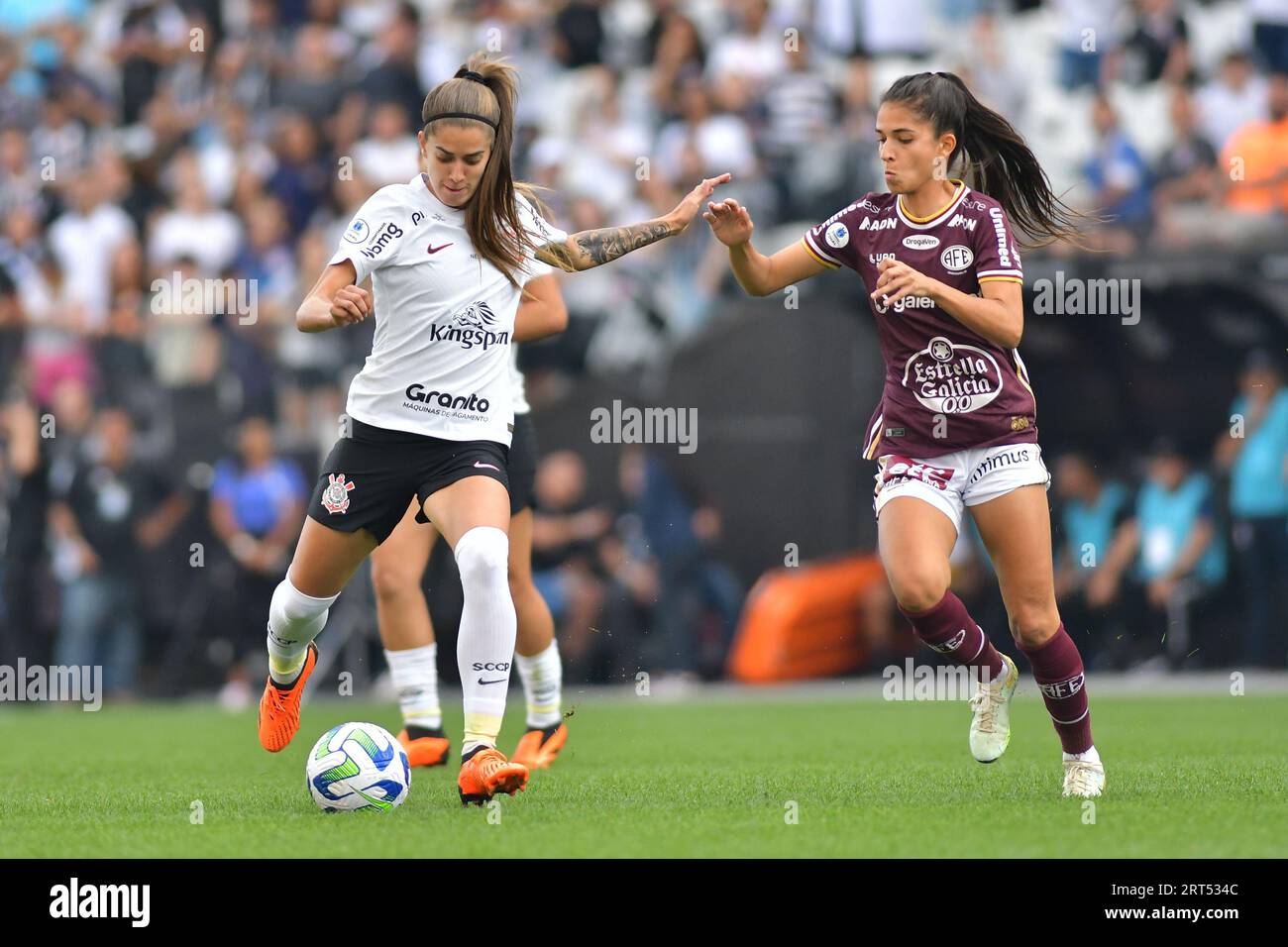 SAO PAULO, BRASILIEN - 10. SEPTEMBER: Spiel zwischen Corinthians und Ferroviaria im Finale der brasilianischen Liga Serie A in der Neo Química Arena am 10. September 2023 in São Paulo, Brasilien. (Foto: Leandro Bernardes/PxImages) Credit: PX Images/Alamy Live News Stockfoto