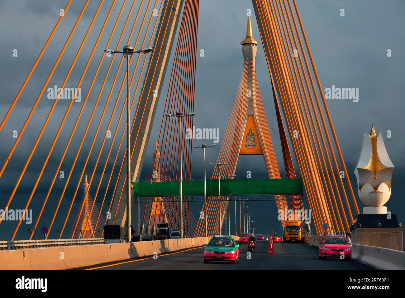 Brücke Rama VIII, Bangkok Thailand. Stockfoto