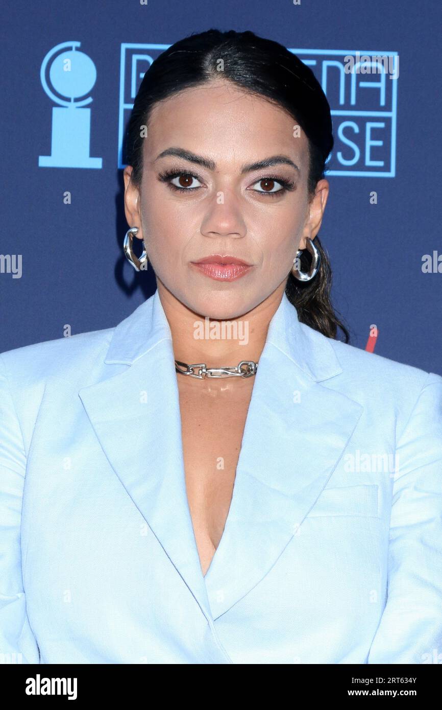 LOS ANGELES - SEP 10: Leslie Lluvet im Sound Inside Play, Eröffnung im Pasadena Playhouse am 10. September 2023 in Pasadena, CA Stockfoto