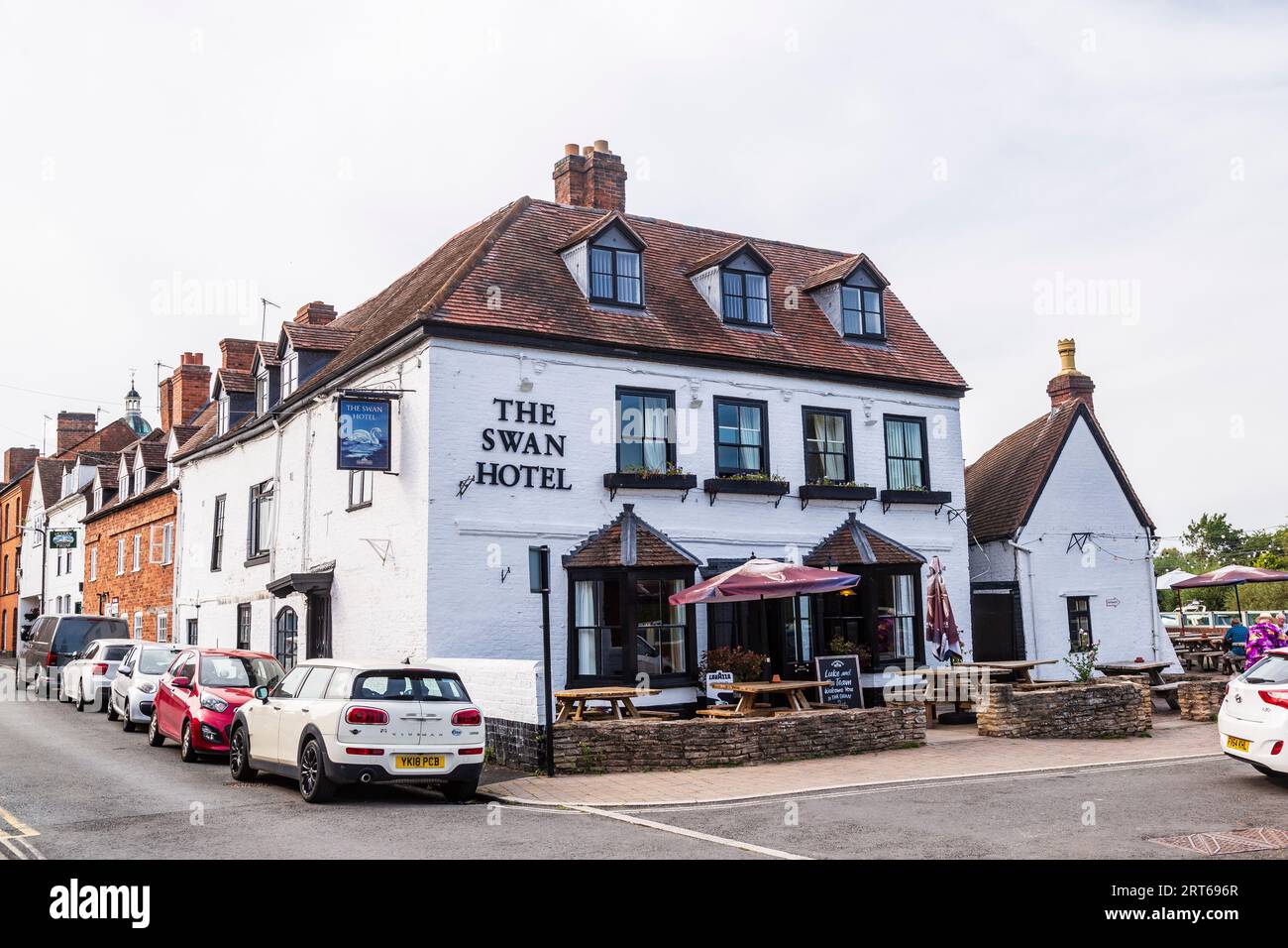 The Swan Hotel, Upton-upon-Severn, Worscestershire, Großbritannien Stockfoto