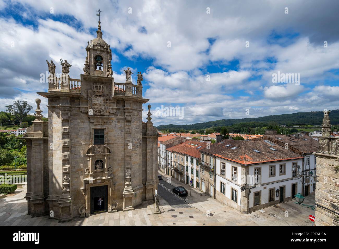 Kirche San Fructuoso, Santiago de Compostela, Galicien, Spanien Stockfoto