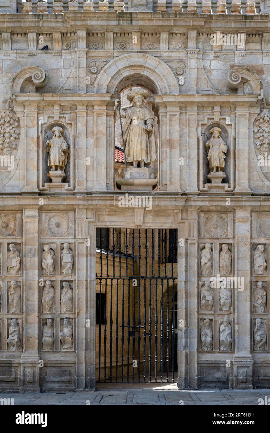 Kathedrale, Santiago De Compostela, Galicien, Spanien Stockfoto