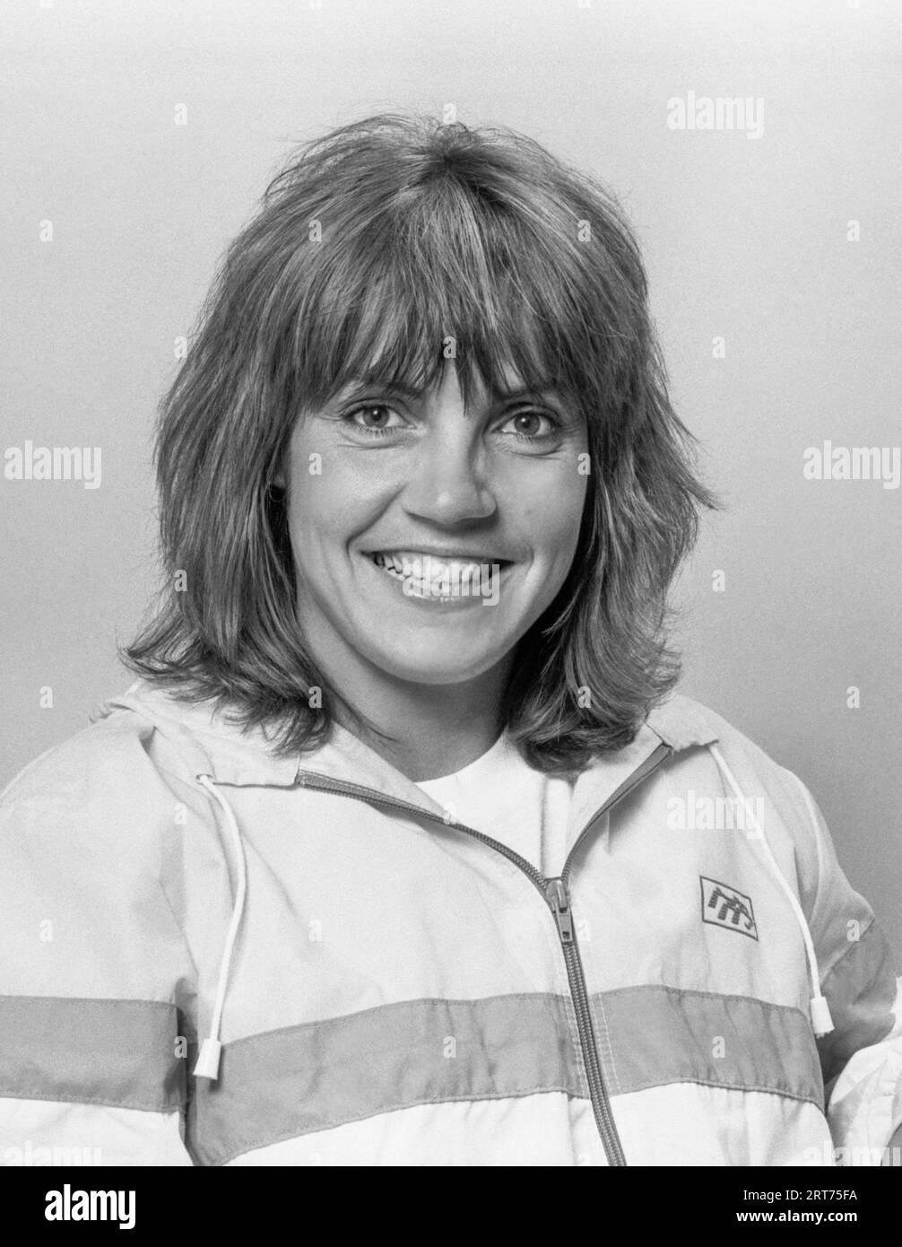 Annette Tånnander Schwedische Leichtathletin im Langsprung Stockfoto