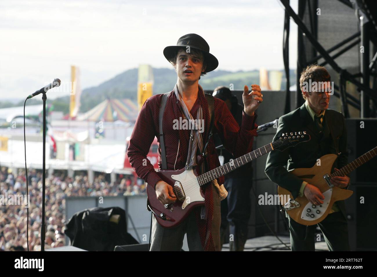 Babyshambles beim Glastonbury Festival 2007 Stockfoto