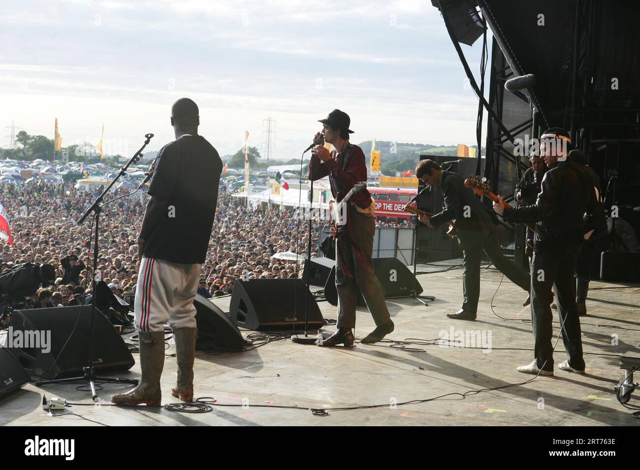 Babyshambles beim Glastonbury Festival 2007 Stockfoto