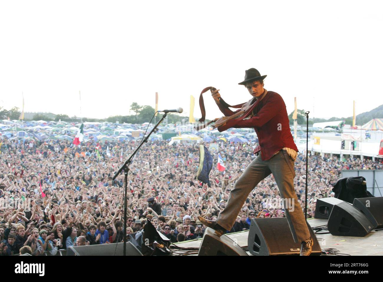 Babyshambles beim Glastonbury Festival 2007 Stockfoto