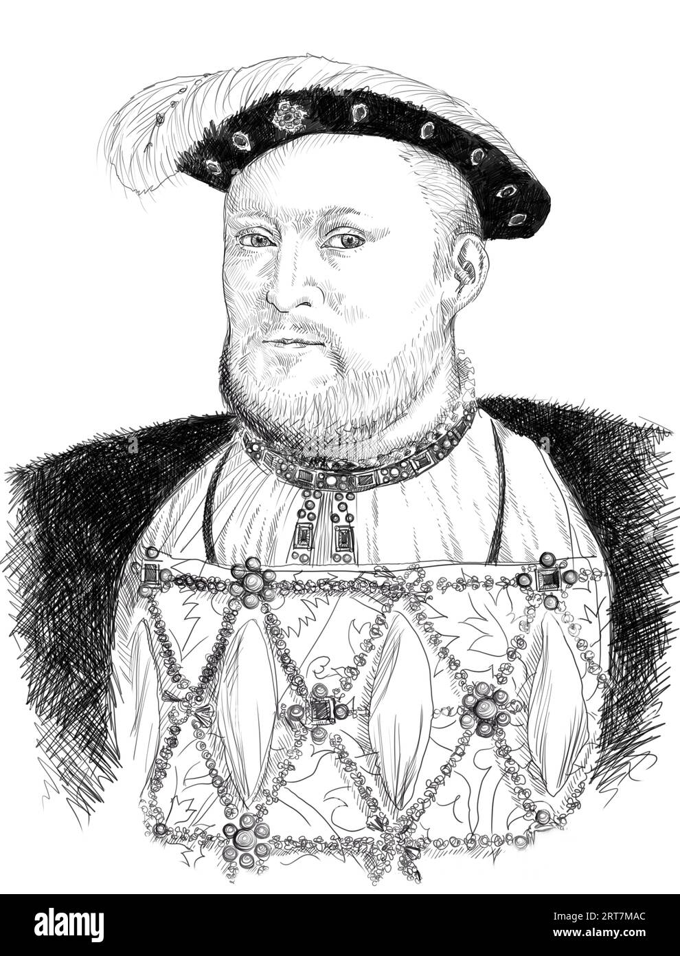 König Henry VIII Stockfoto