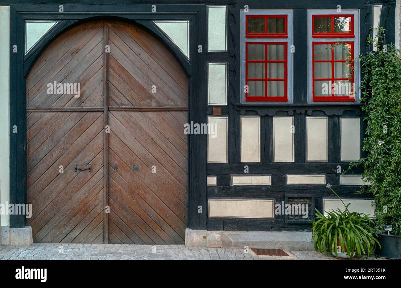 Bad Langensalza ist eine Kurstadt in Thüringen. Sie ist eine der historisch bedeutendsten Städte des Thüringer Beckens und hat eine reiche Geschichte Stockfoto