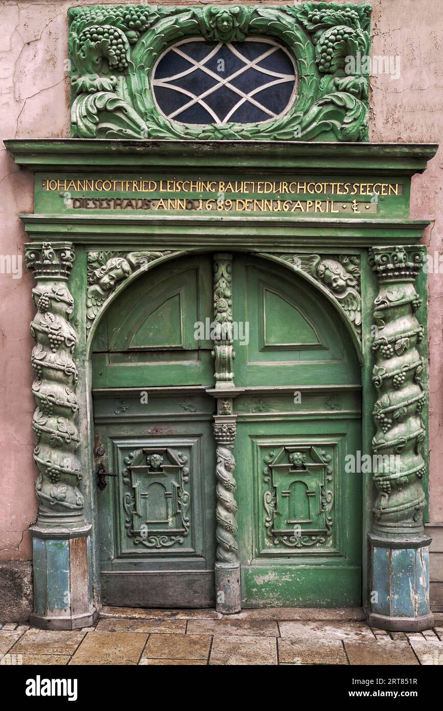 Bad Langensalza ist eine Kurstadt in Thüringen. Sie ist eine der historisch bedeutendsten Städte des Thüringer Beckens und hat eine reiche Geschichte Stockfoto