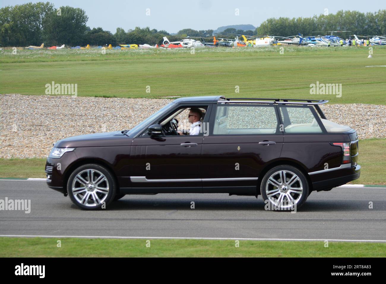 2015 Range Rover State Review Fahrzeug – offizielles Fahrzeug der HM Queen Elizabeth II Stockfoto