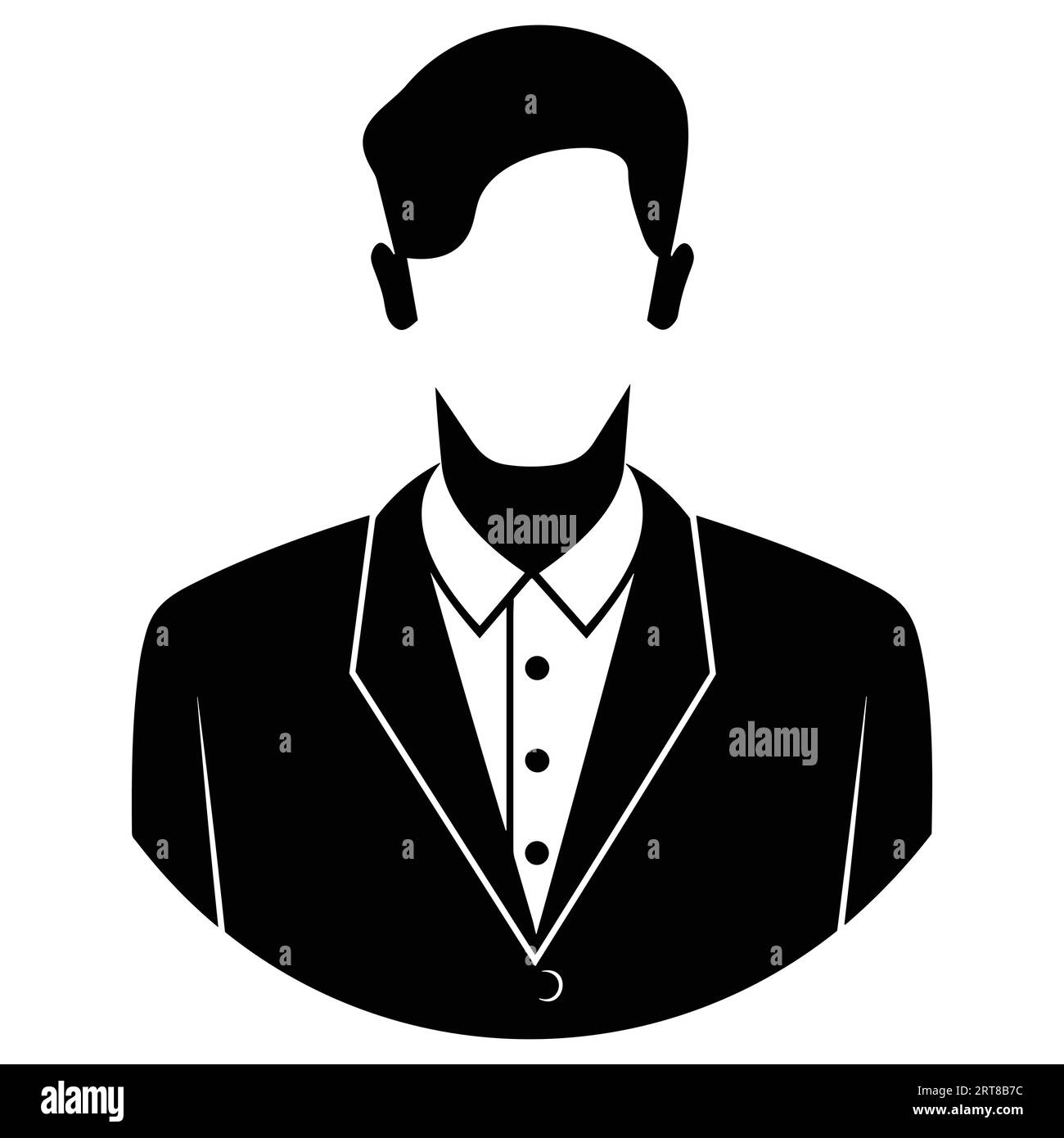 Geschäftsmann einfache Icon Vektor Illustration Stock Vektor