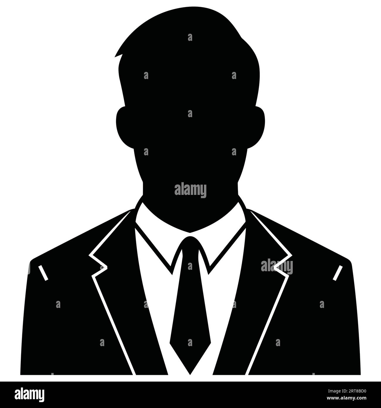 Geschäftsmann einfache Icon Vektor Illustration Stock Vektor