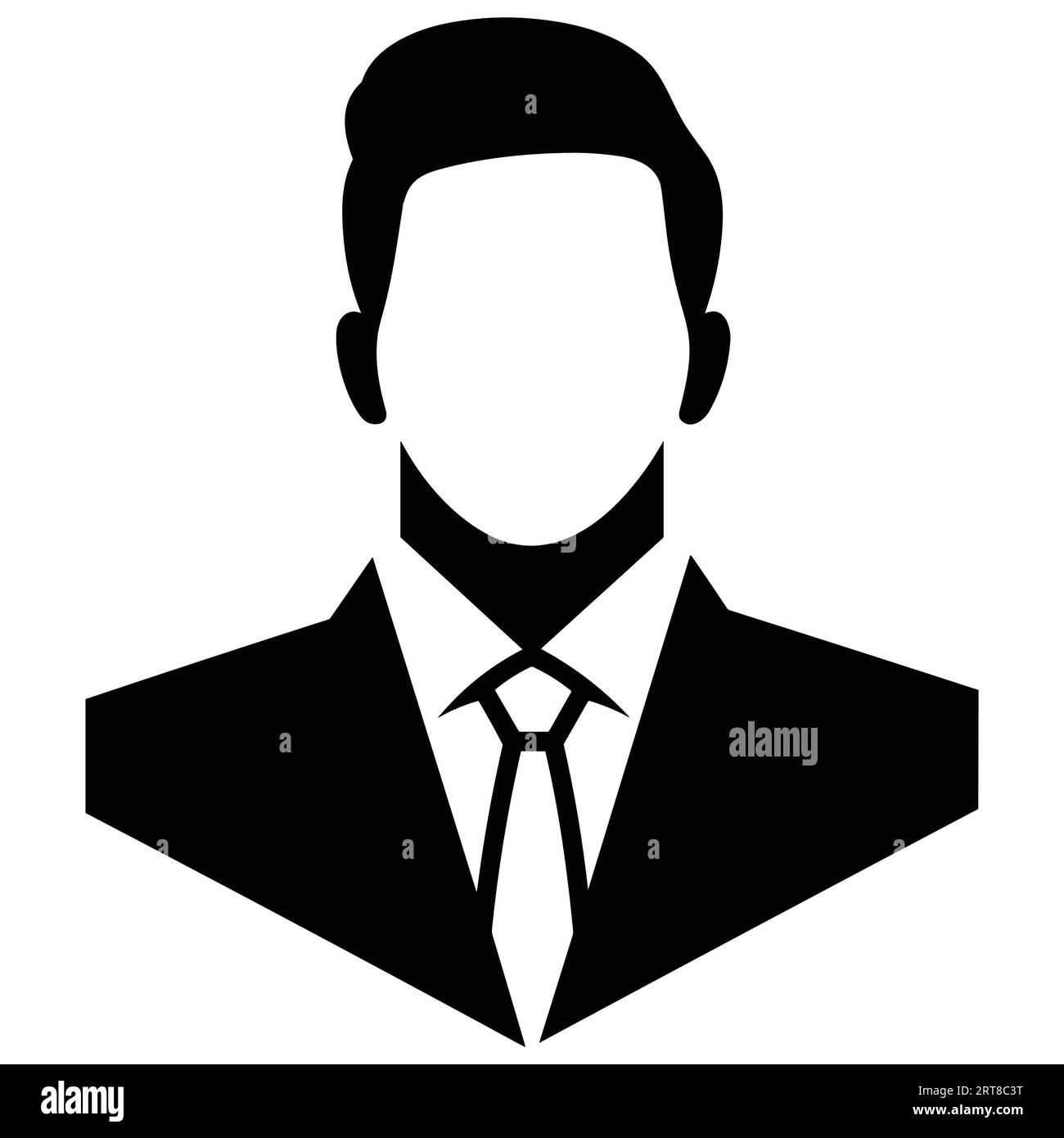 Geschäftsmann einfache Icon Vektor Illustration Stock Vektor