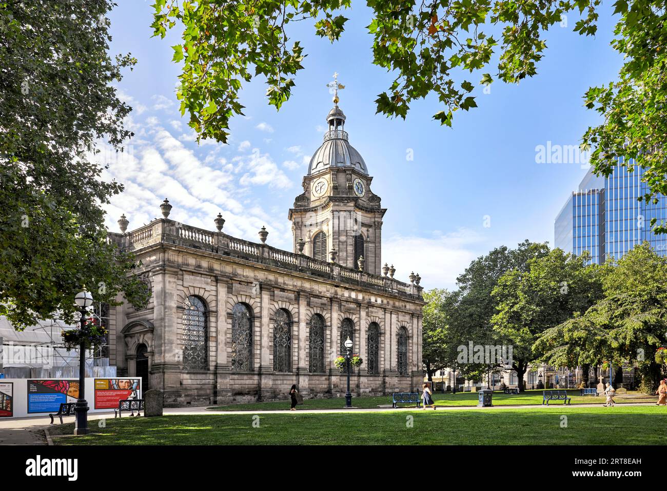 St. Philip's Cathedral Birmingham, Church of England, Cathedral Square, Colmore Row, England, UK Stockfoto