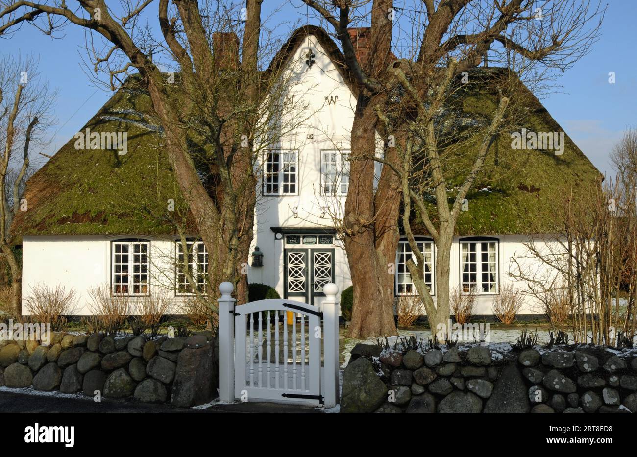 Friesisches Haus auf Sylt Stockfoto