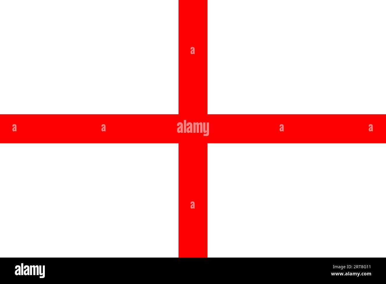 England Flagge Hintergrund Vektor Illustration. Nationalflagge. Nationalflagge-Symbol des Patriotismus in England. Symbol für die Landesflagge. Stock Vektor