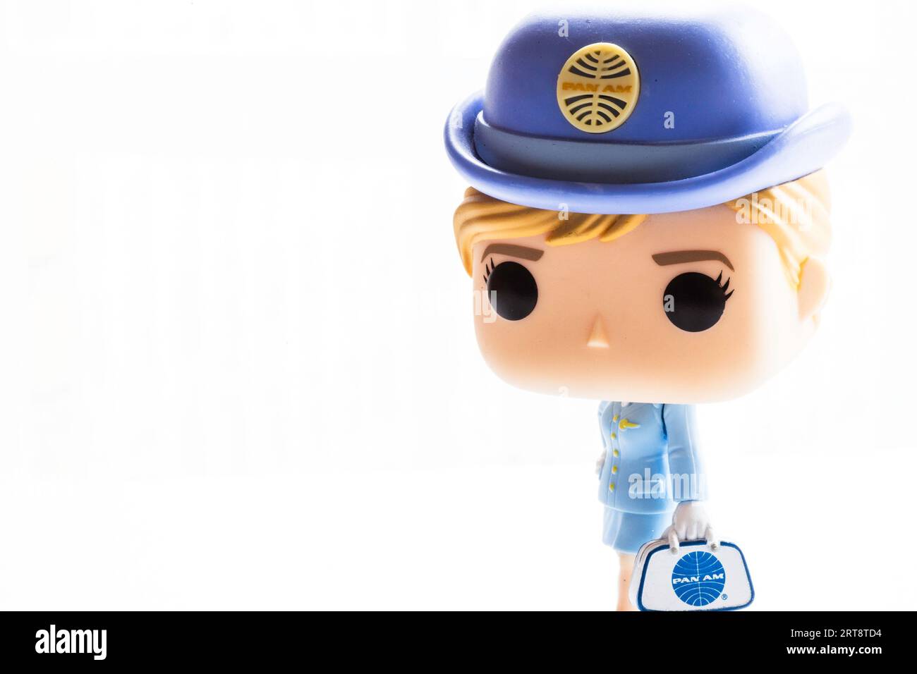 Funko Pan am Stewardess Figur Still Life, USA Stockfoto