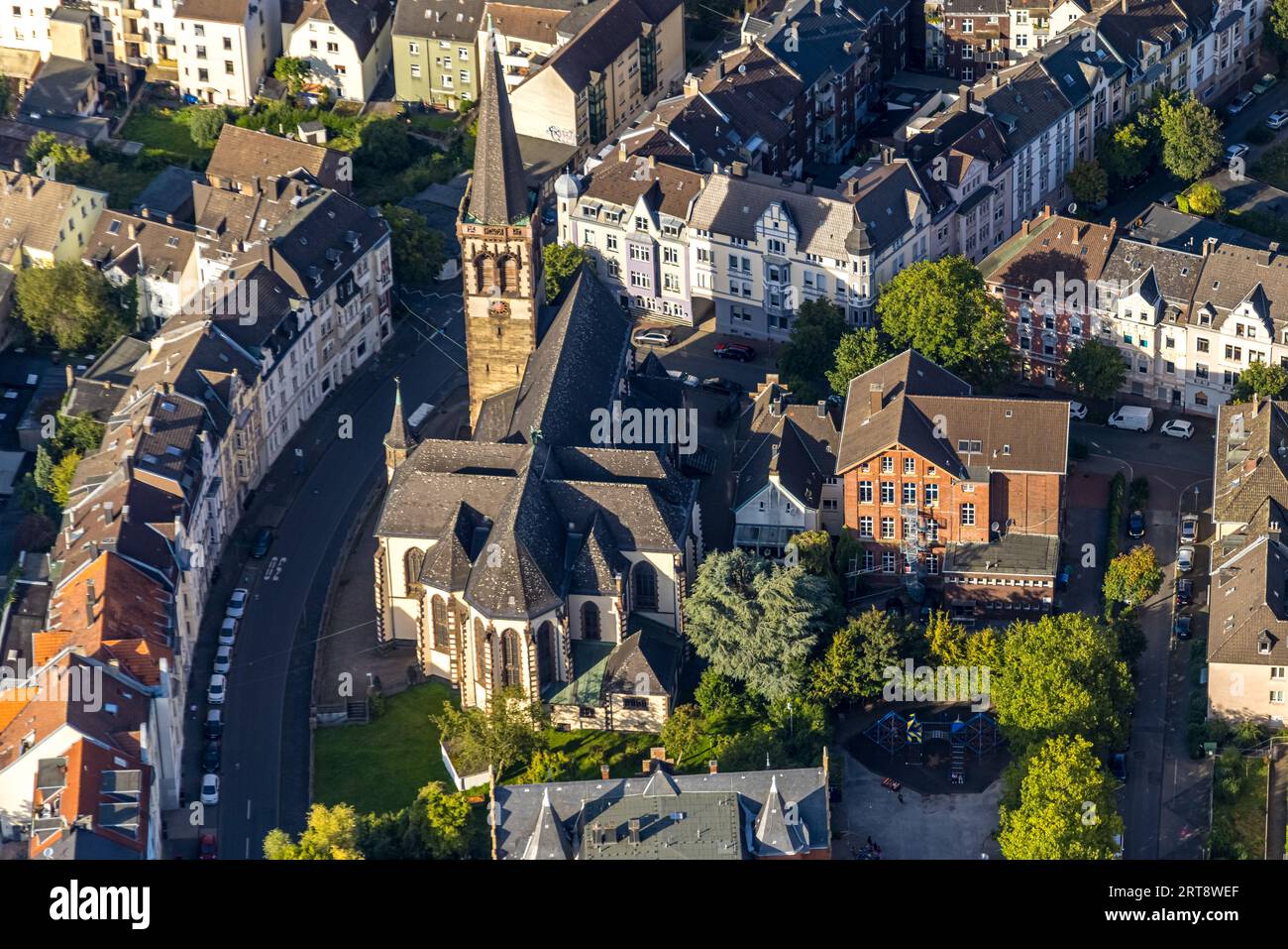 Luftaufnahme, St.. Michaelskirche, Pelmke Kulturzentrum, Wehringhausen