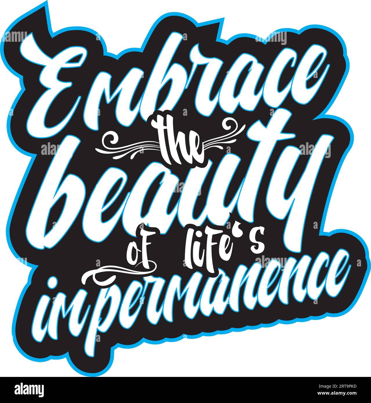 TYPOGRAFIE-T-Shirt-Design Stock Vektor