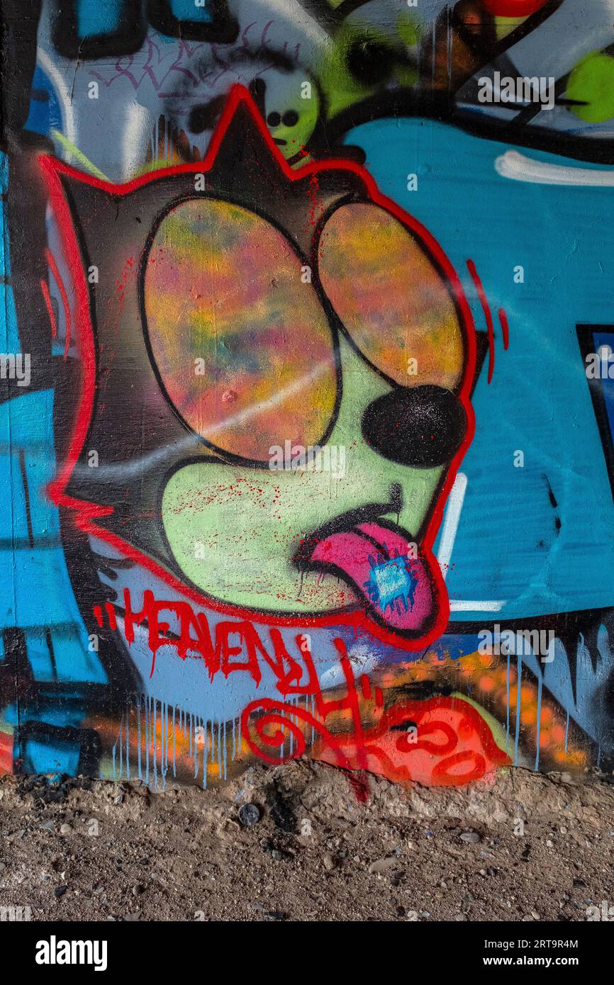 Graffiti in Albuquerque, New Mexico Stockfoto