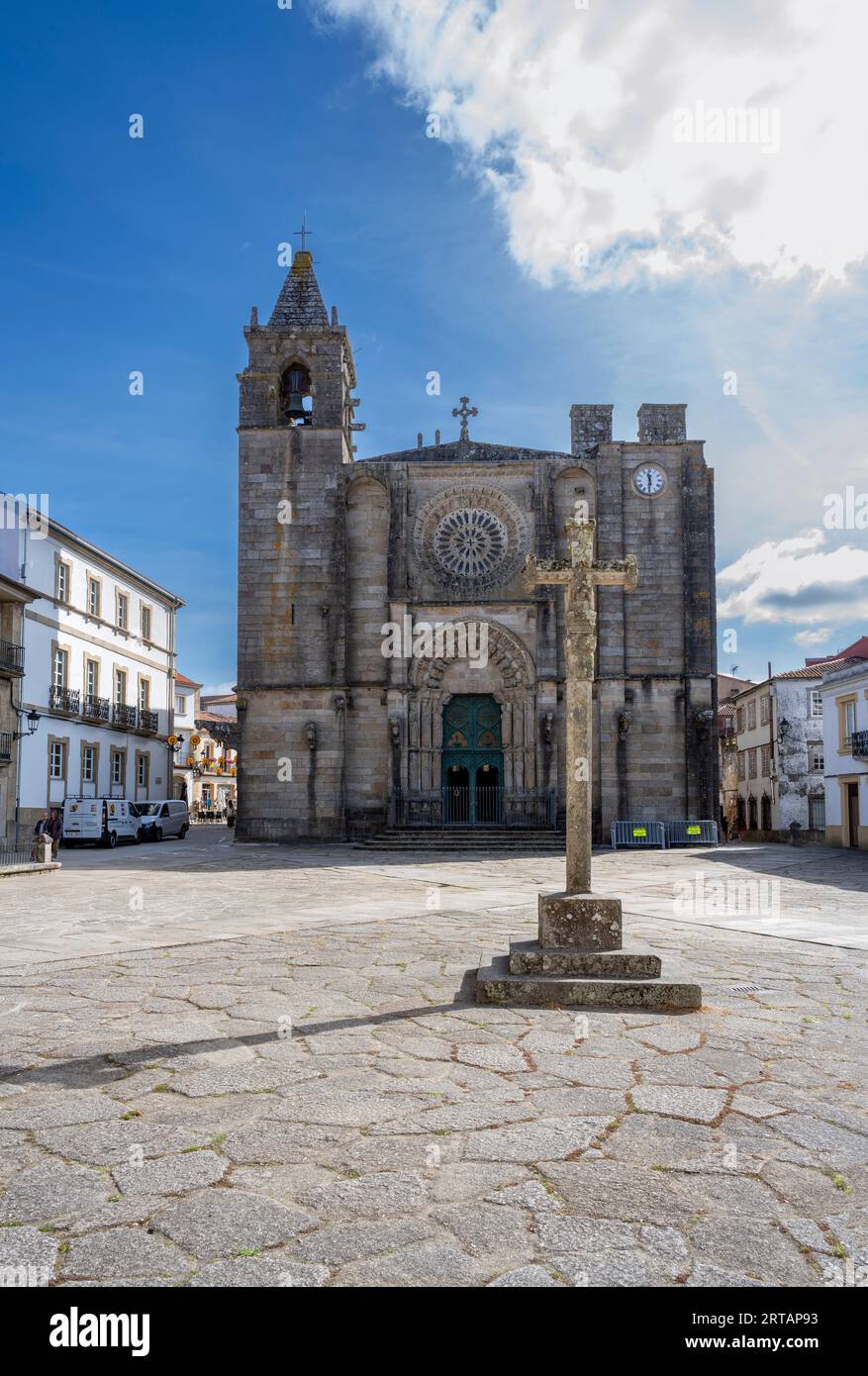 Kirche Saint Martin, Noia, Galicien, Spanien Stockfoto
