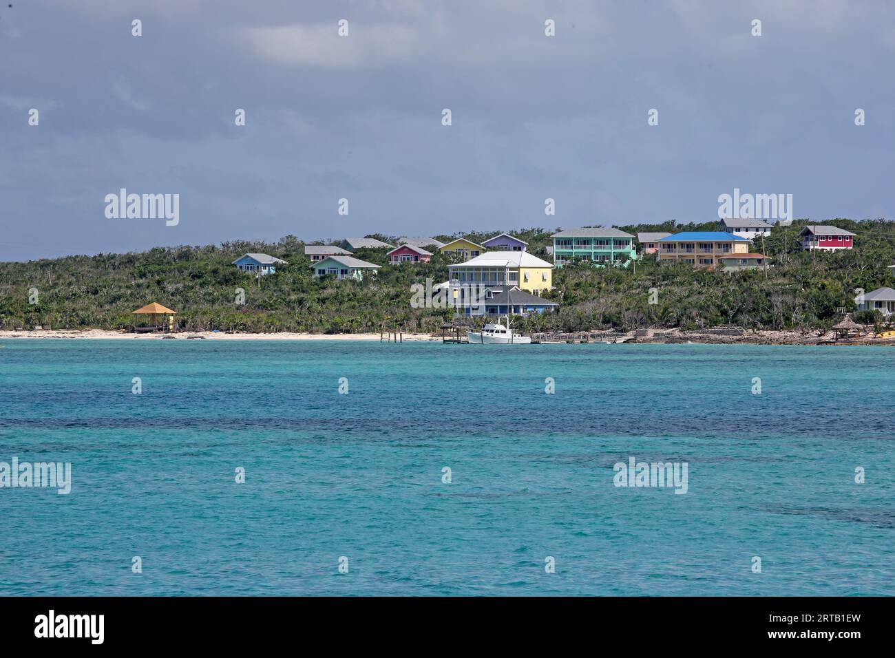 Clarence Town, Long Island, Bahamas Stockfoto