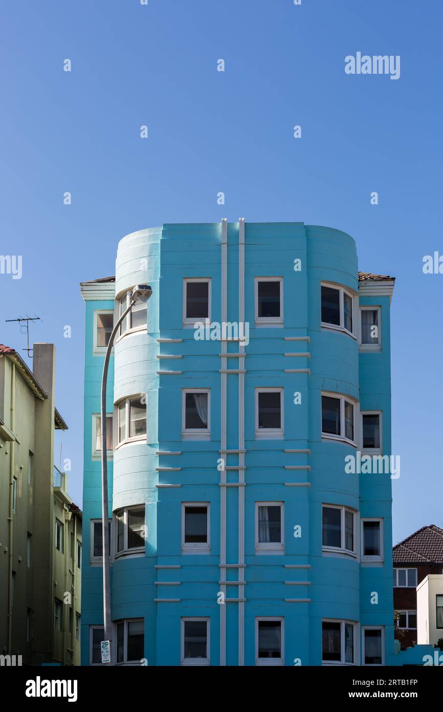 Beach Apartments, Bondi Beach, Sydney, NSW, Australien. Stockfoto