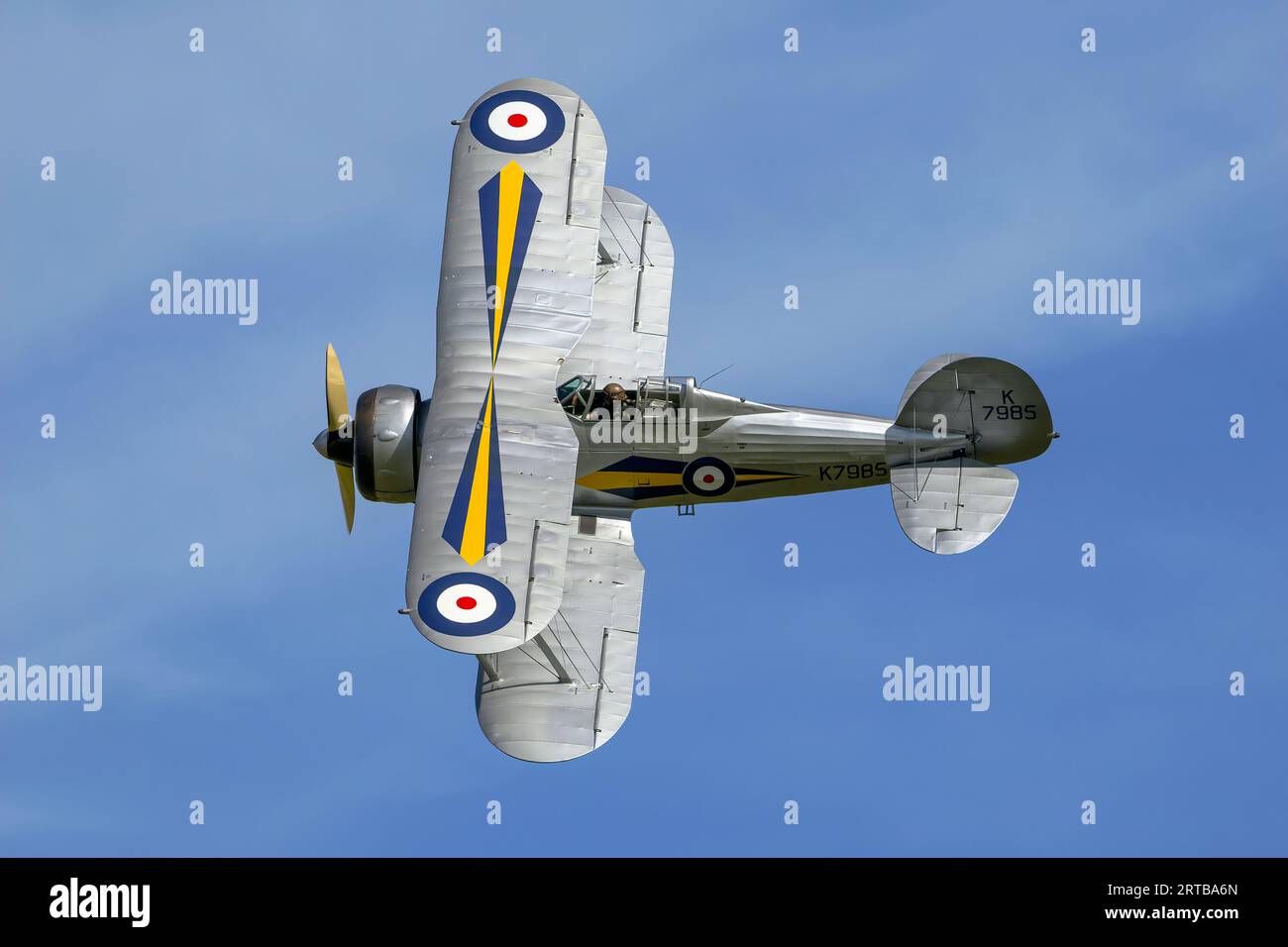 Classic Gloster Gladiator der letzte Zweiflurkämpfer der RAF Stockfoto