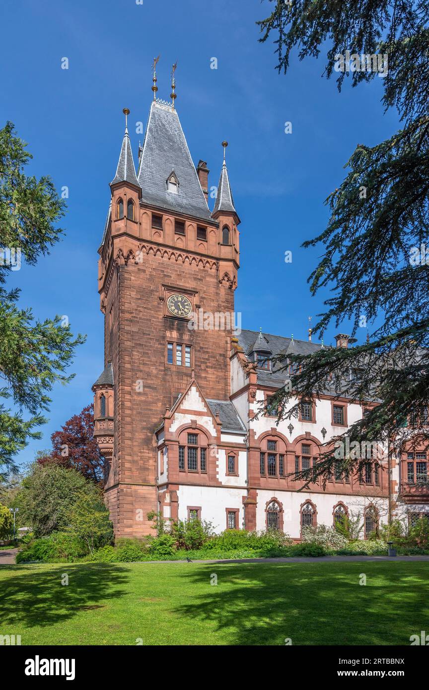 Rathaus, Weinheim, Odenwald, GEO Naturpark, Bergstrasse-Odenwald, Baden-Württemberg, Deutschland Stockfoto