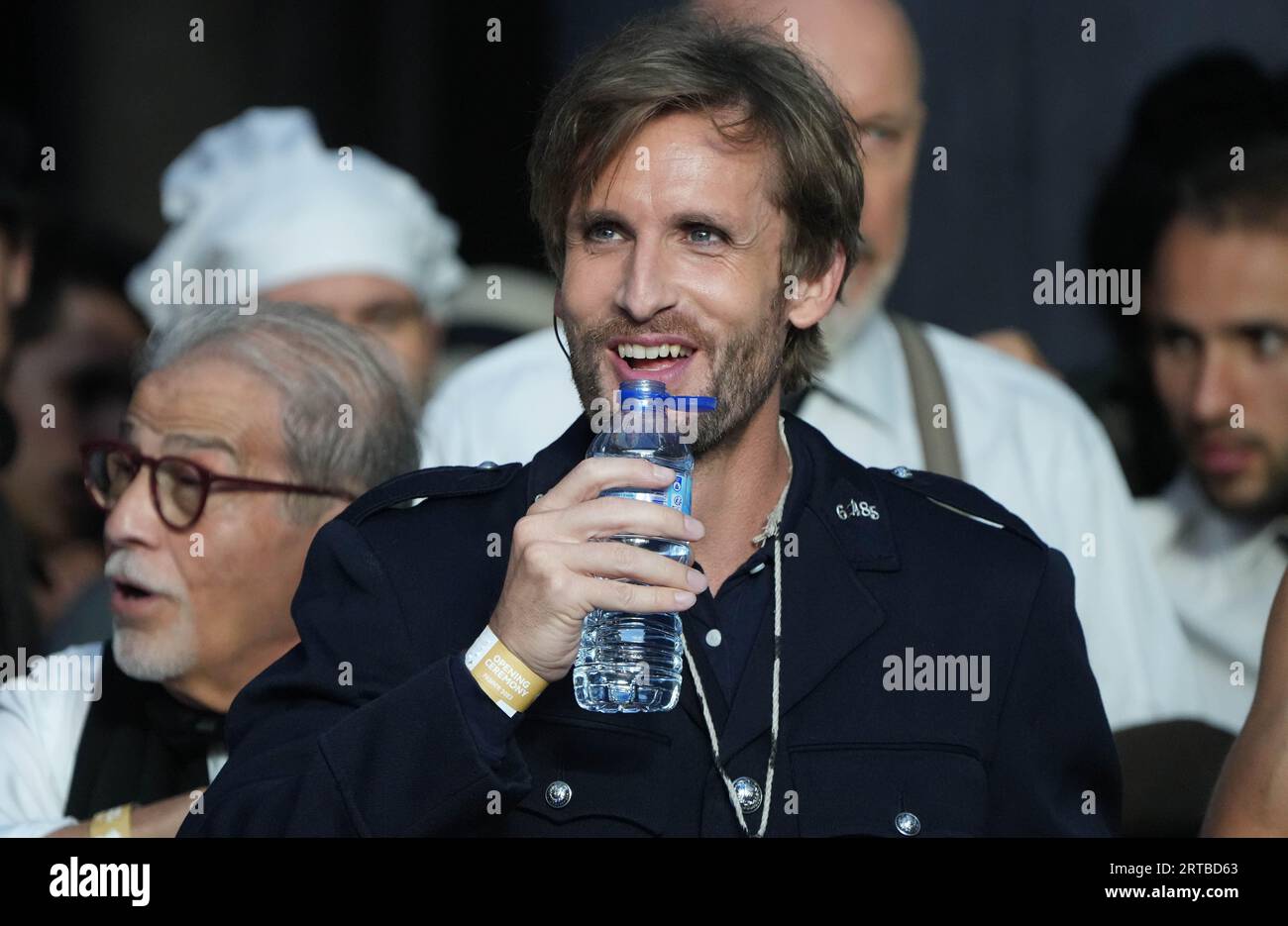 Philippe Lacheau Acteur während der Weltmeisterschaft 2023, Pool Ein Rugby union Spiel zwischen Frankreich und Neuseeland am 8. September 2023 im Stade de France in Saint-Denis bei Paris, Frankreich - Foto Laurent Lairys / DPPI Stockfoto