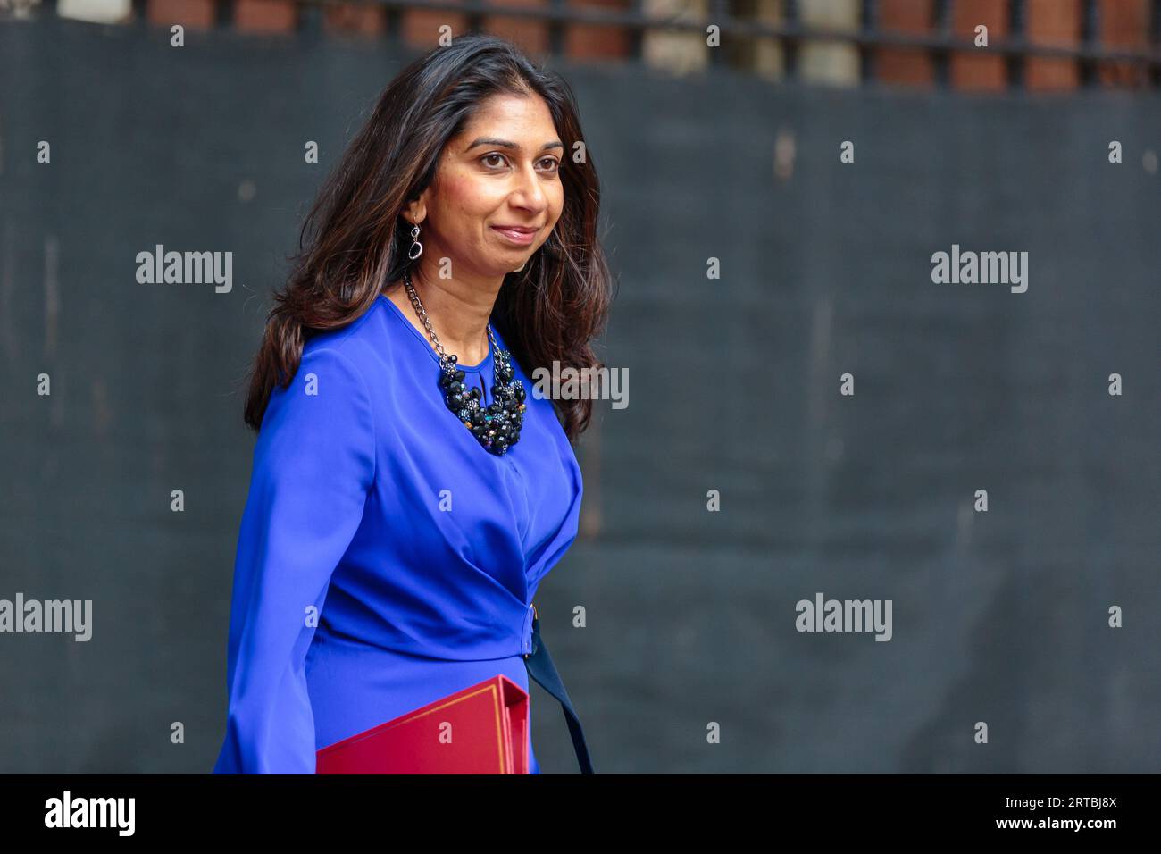 Downing Street, London, Großbritannien. September 2023. Suella Braverman QC MP, Secretary of State for the Home Department, nimmt an der wöchentlichen Kabinettssitzung in der 10 Downing Street Teil. Foto von Amanda Rose/Alamy Live News Stockfoto
